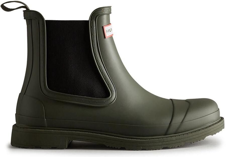 Hunter Boots Commando Chelsea Boot Rubberlaarzen olijfgroen