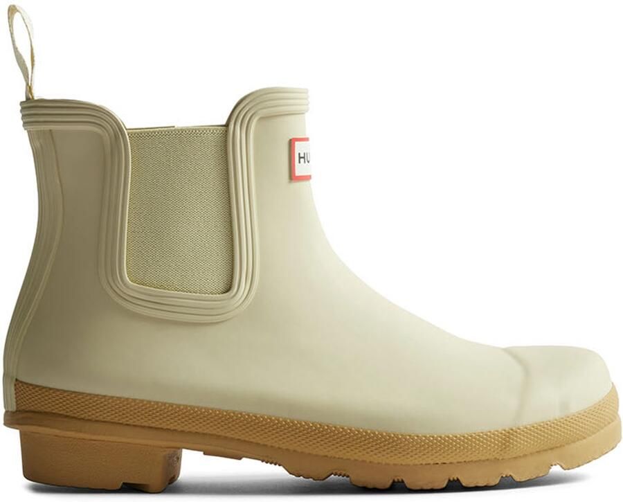 Hunter Original Dames Chelsea boots Rubber Beige Waterdicht