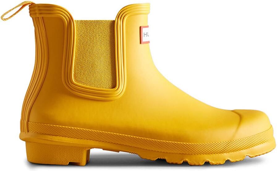 Hunter Original Dames Chelsea boots Rubber Geel Waterdicht