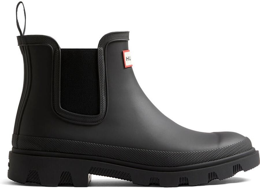 Hunter Downpour Unisex Chelsea boots Rubber Zwart Waterdicht