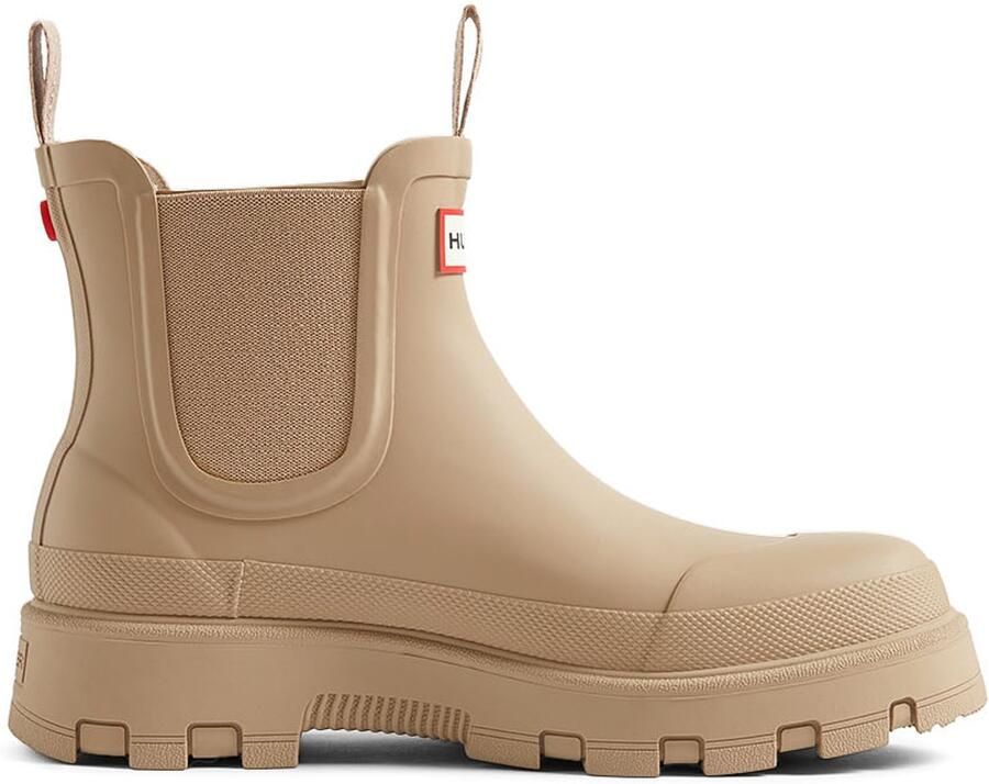 Hunter Ele ts Elastic Unisex Chelsea boots Rubber Taupe