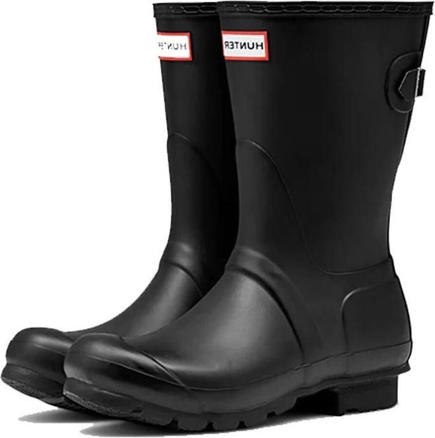 HUNTER Regenlaarzen Dames Womens Original Short Maat: 43 Materiaal: Rubber Kleur: Blauw - Foto 2