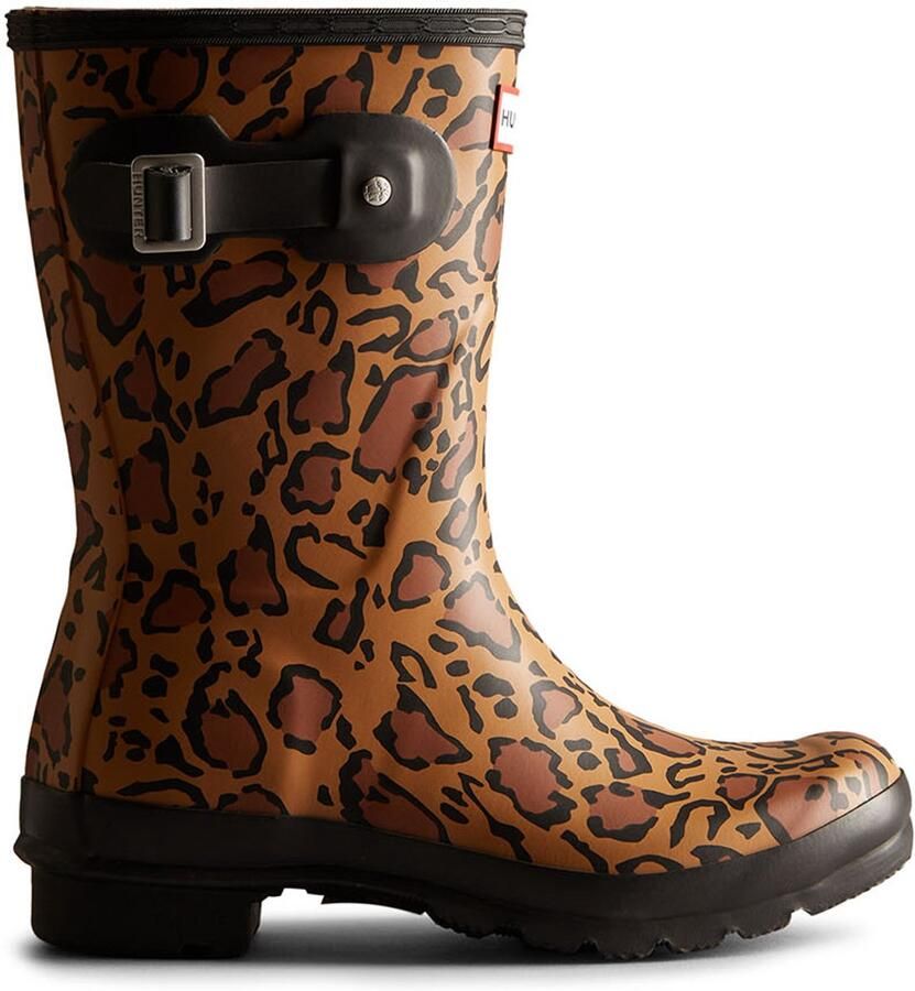 HUNTER Regenlaarzen Dames Womens Original Short Maat: 42 Materiaal: Rubber Kleur: Bruin - Foto 2