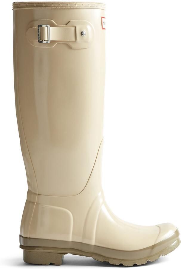 Hunter Women's Original Tall Gloss Wellington Boots Gravel Kettle
