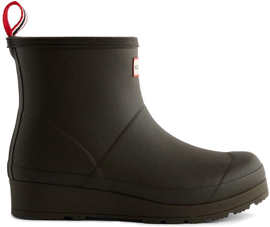 Hunter Women's Play Insulated Short Wellington Boots Chocolate Brown