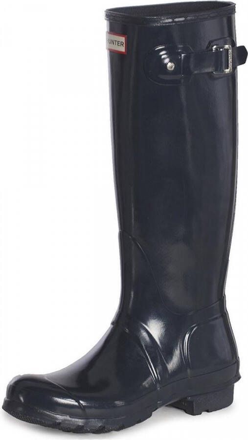 Hunter Boots Women's Original Tall Gloss Rubberlaarzen blauw