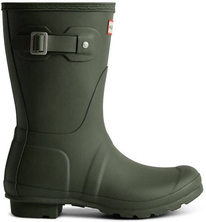 Hunter Original Short groen regenlaars dames (XWFS1000RMADOV)