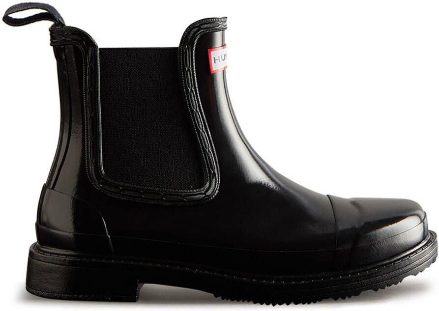 Hunter Commando Chelsea Gloss regenlaarzen Zwart Dames