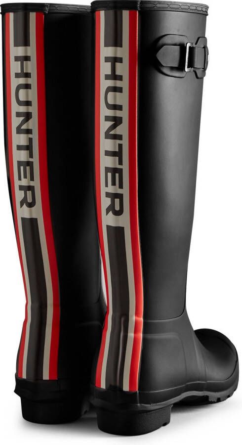 Hunter womens original tall tri colour logo backstrap boot Dames Regenlaarzen