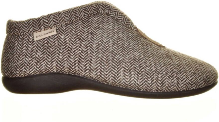 Hush Puppies Bruine Pantoffel