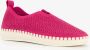 Hush Puppies Daisy dames instappers fuchsia roze Uitneembare zool - Thumbnail 3