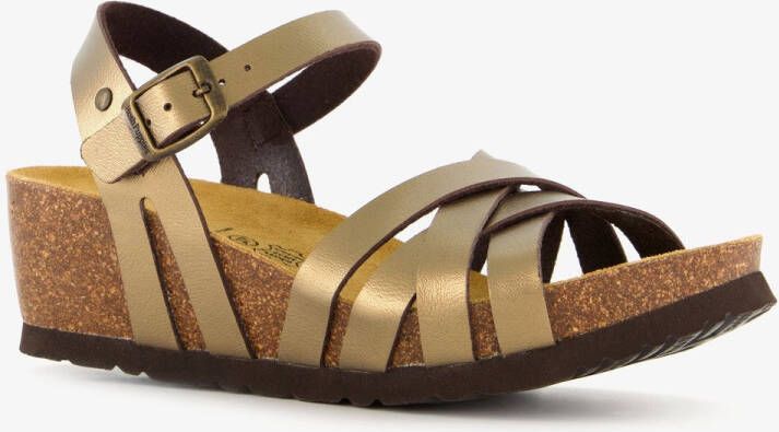 Hush Puppies dames bio sleehak sandalen brons