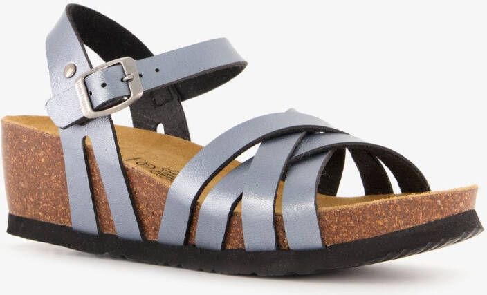 Hush Puppies dames bio sleehak sandalen grijs