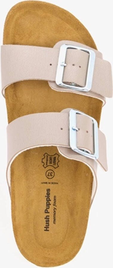 Hush Puppies dames bio slippers taupe Beige Maat Extra comfort Memory Foam38