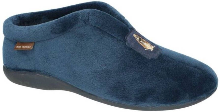 Hush Puppies -Dames blauw donker pantoffels