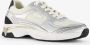 Hush Puppies dames dad sneakers zilver wit - Thumbnail 4