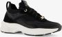 Hush Puppies dames dad sneakers zwart Uitneembare zool - Thumbnail 4