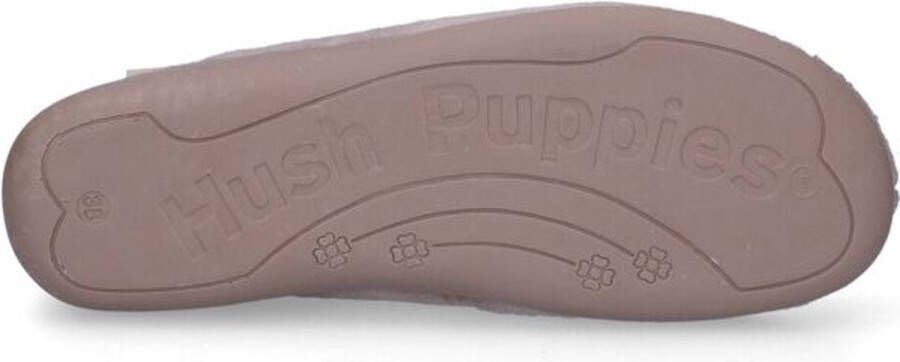 Hush Puppies -Dames nude oud-roze pantoffels