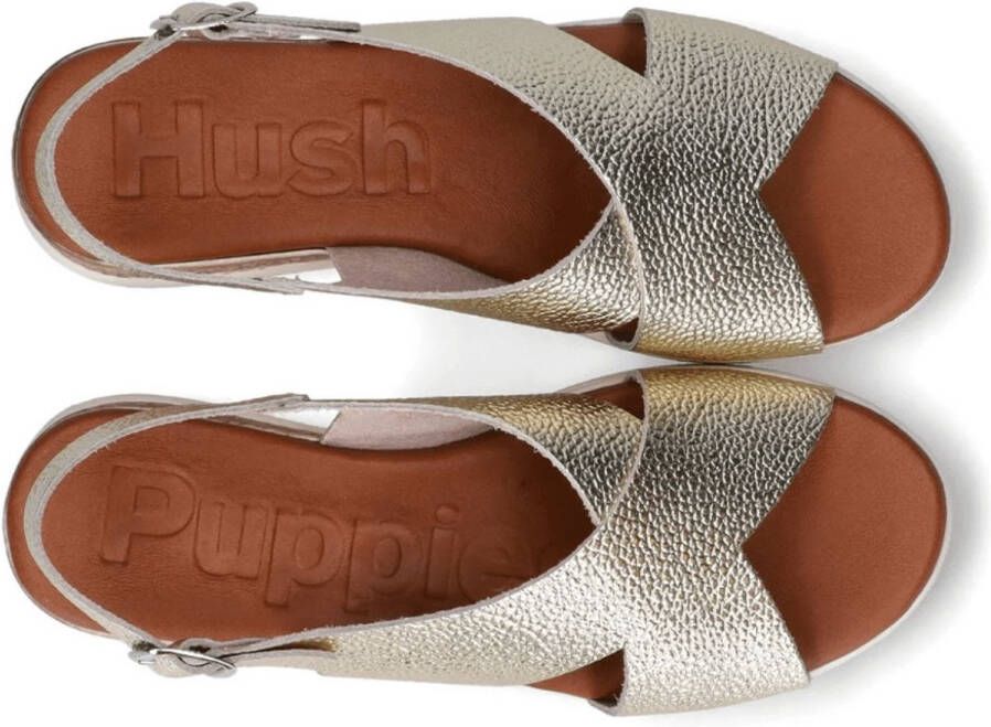 Hush Puppies Dames Sandaal Goud
