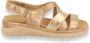 Hush Puppies Dames Sandalen GOUD - Thumbnail 1