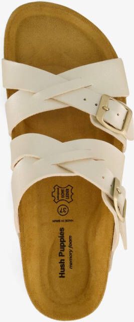 Hush Puppies dames slippers parelmoer Beige