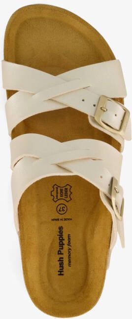 Hush Puppies dames slippers parelmoer Beige