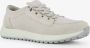 Hush Puppies suede dames sneakers beige Echt leer Uitneembare zool - Thumbnail 3