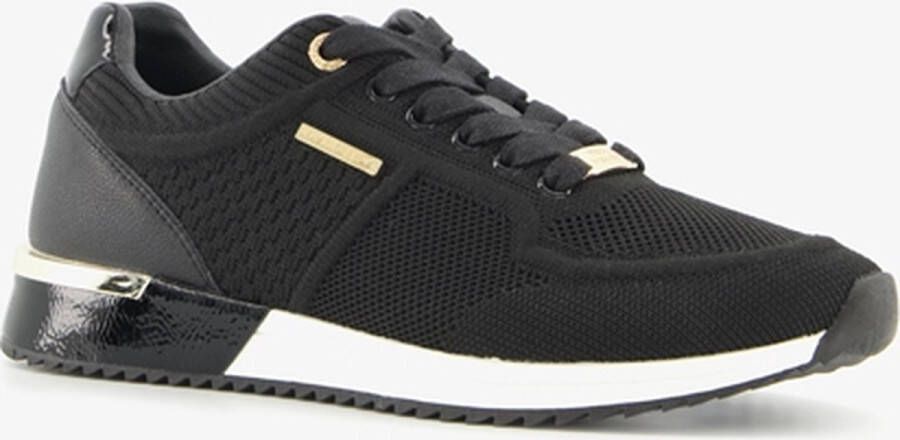 Hush Puppies dames sneakers gouden details Uitneembare zool