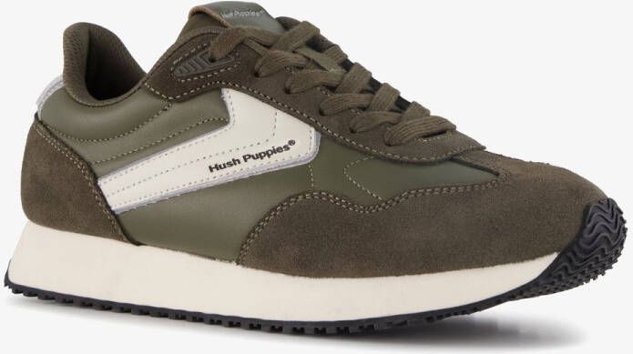 Hush Puppies dames sneakers groen Uitneembare zool