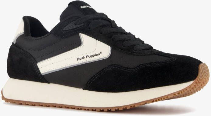 Hush Puppies dames sneakers zwart Uitneembare zool