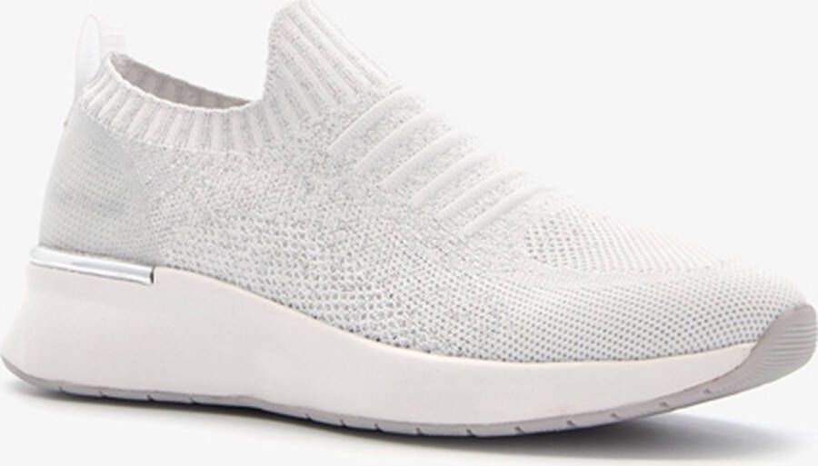 Sock sneakers dames wit online