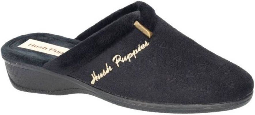 Hush Puppies -Dames zwart pantoffels