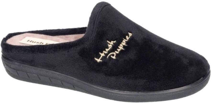 Hush Puppies -Dames zwart pantoffels