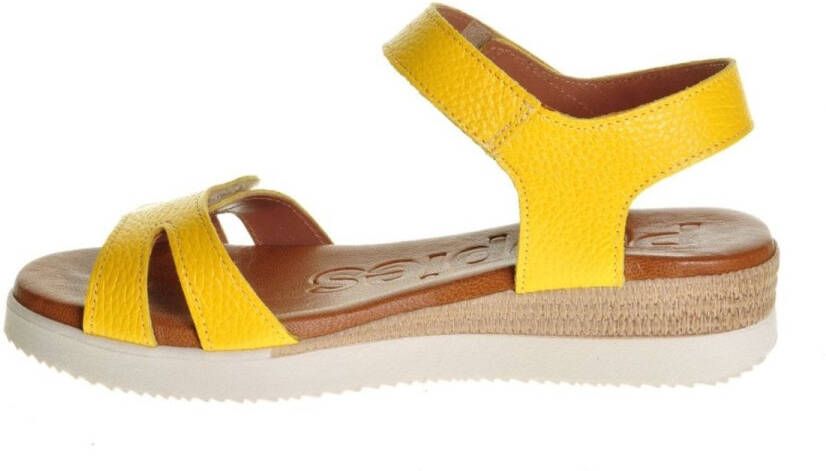 Hush Puppies Gele Sandalen Leder