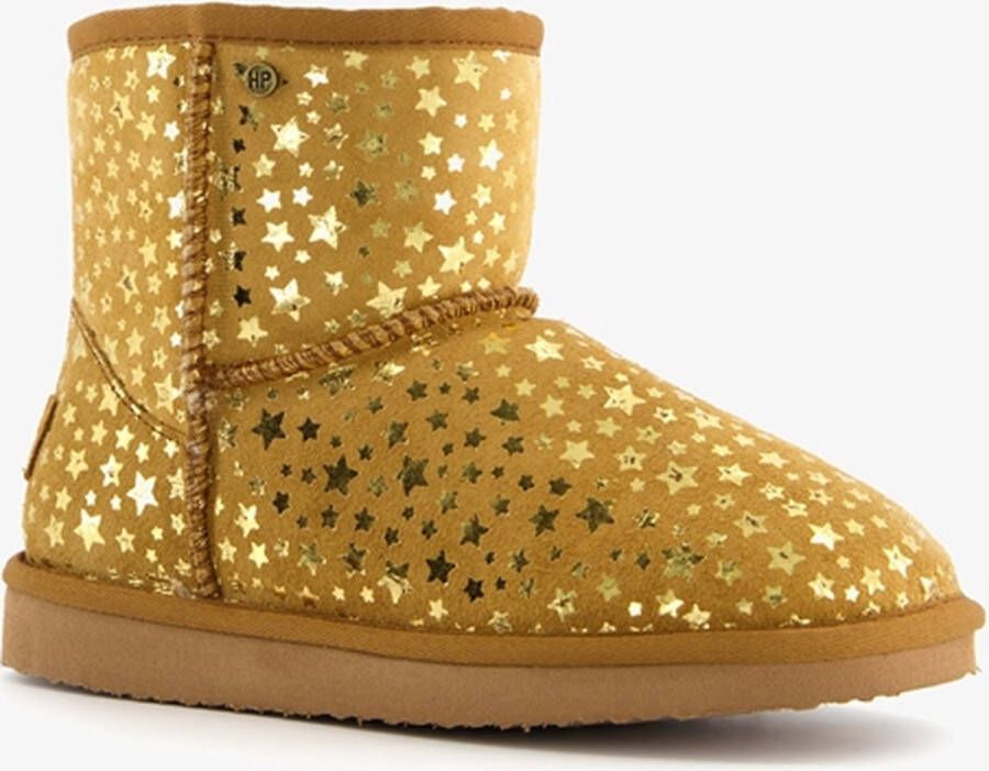 Hush Puppies gevoerde suede meisjes enkellaarsjes Bruin