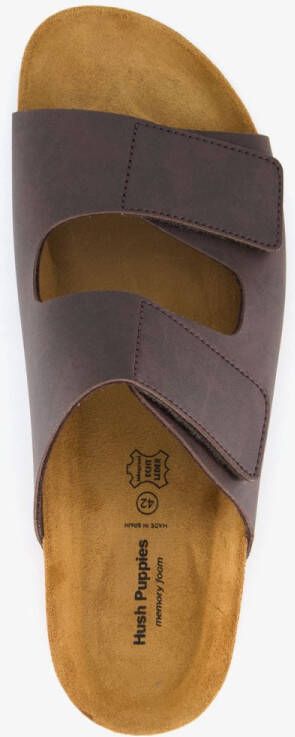 Hush Puppies heren bio slippers bruin Extra comfort Memory Foam