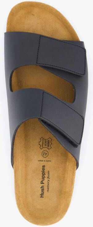 Hush Puppies heren bio slippers zwart Extra comfort Memory Foam