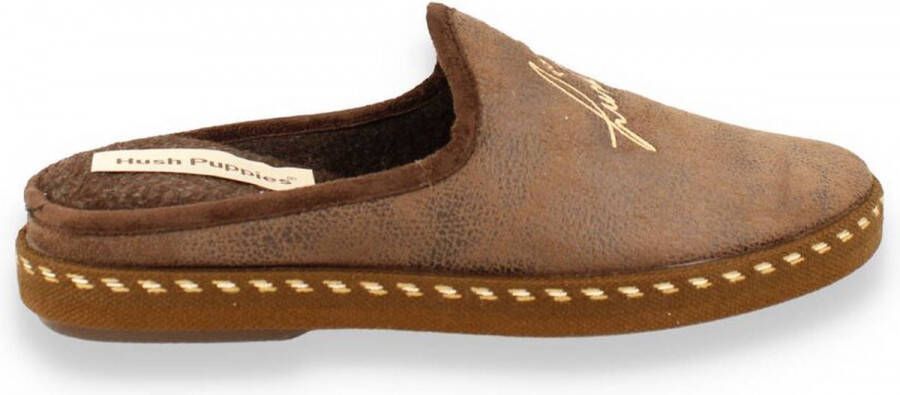 Hush Puppies Heren Pantoffel Dapsy Choco BRUIN