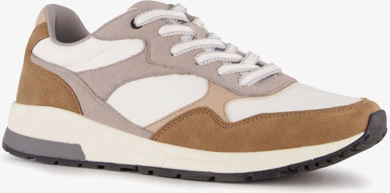 Hush Puppies heren sneakers beige Uitneembare zool