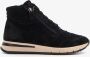 Hush Puppies hoge leren dames sneakers Zwart Echt leer Uitneembare zool - Thumbnail 1