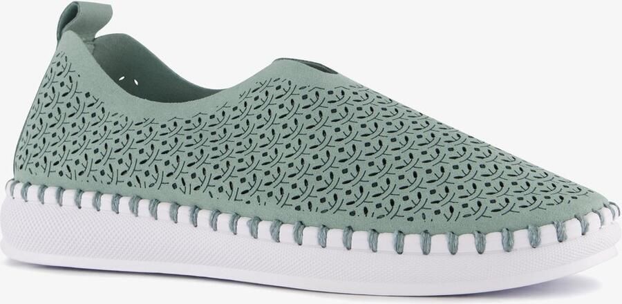 Hush Puppies Daisy dames instappers groen Uitneembare zool