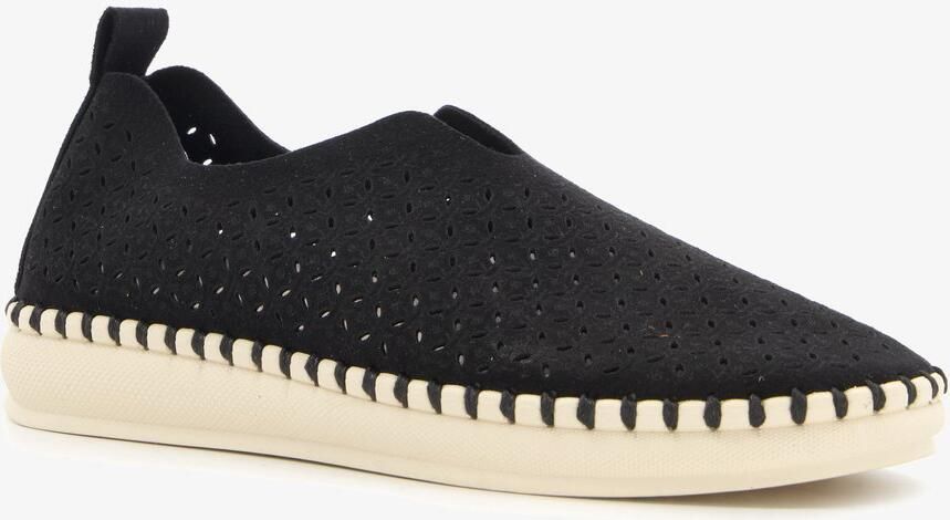 Hush Puppies Daisy dames instappers zwart Uitneembare zool