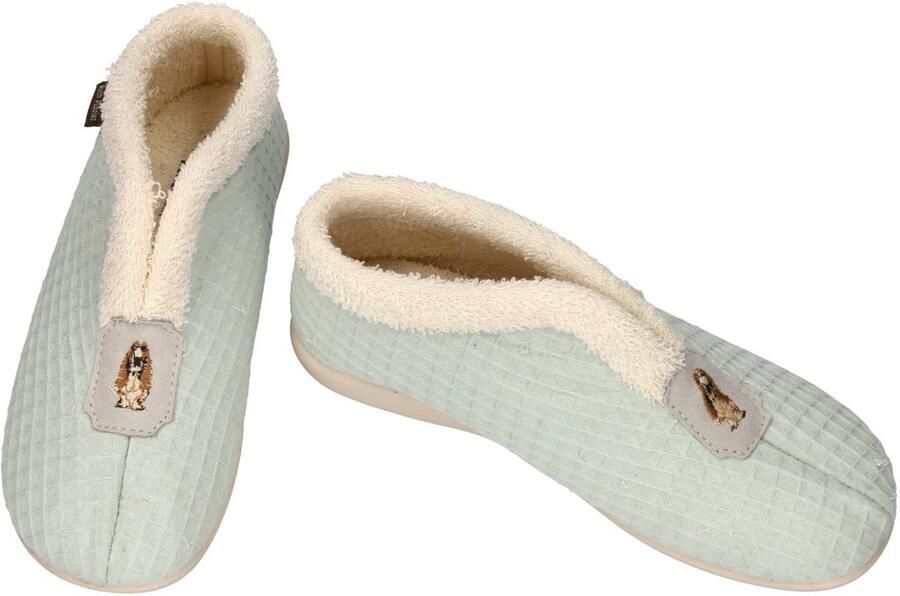 Hush Puppies -Dames aquamarijn pantoffels