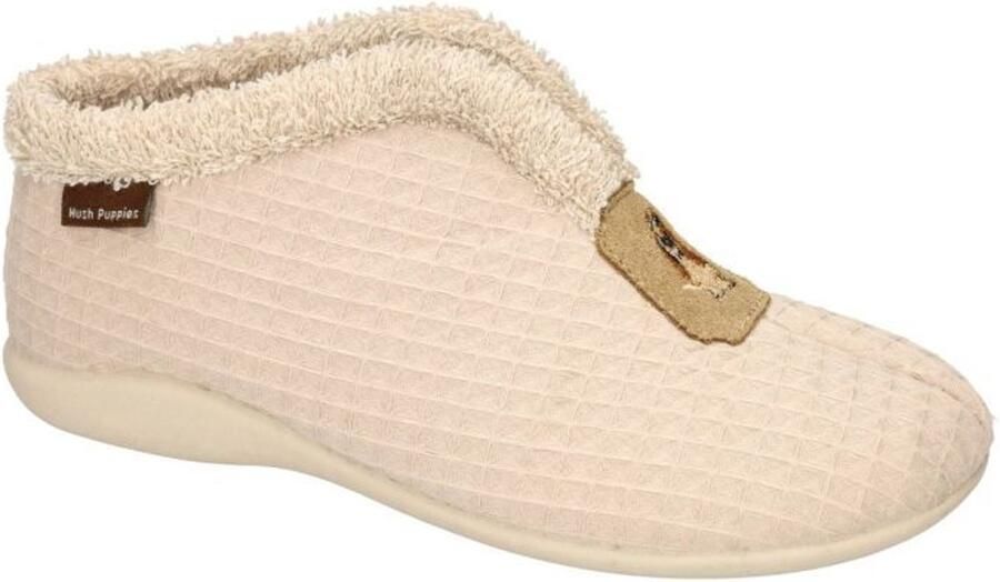 Hush Puppies -Dames beige pantoffels