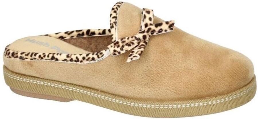 Hush Puppies -Dames beige pantoffels