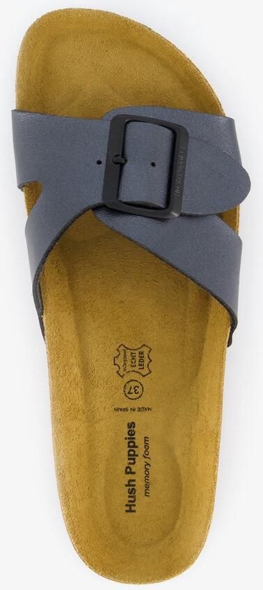 Hush Puppies dames bio slippers antraciet Grijs