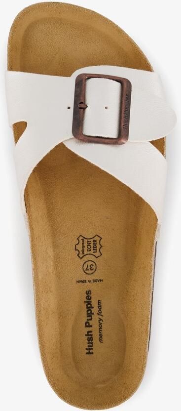 Hush Puppies dames bio slippers champagne goud