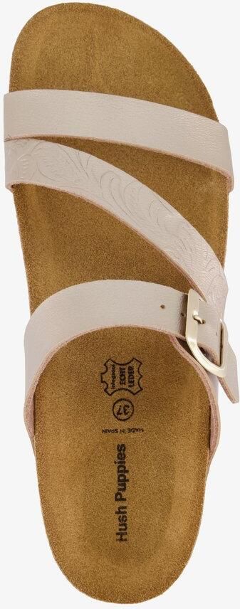 Hush Puppies dames bio slippers champagne Grijs