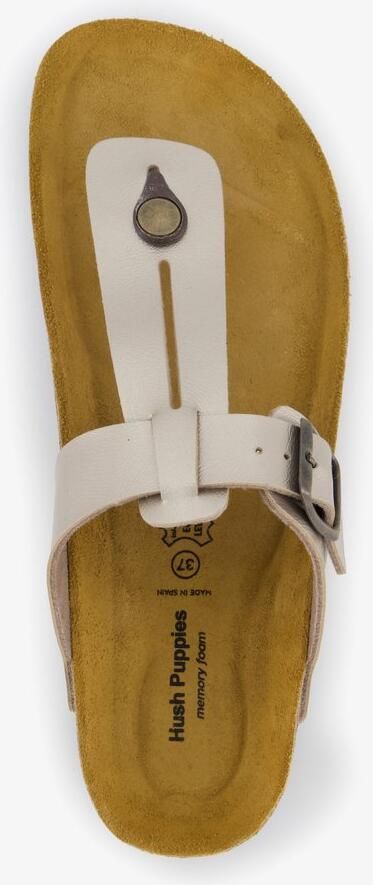 Hush Puppies dames bio teenslippers goud