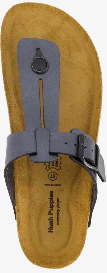 Hush Puppies dames bio teenslippers zwart